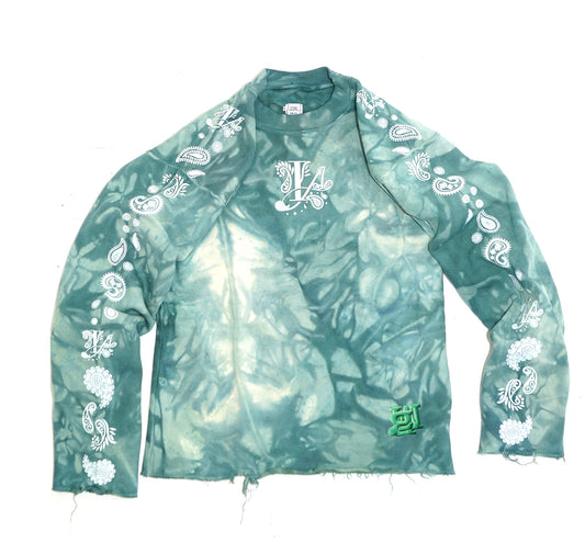 LA Paisley Sweatshirt - ALPINE JADE