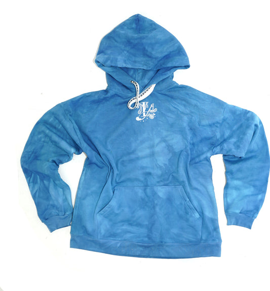 LA Paisley Hoodie - DENIM BLUE